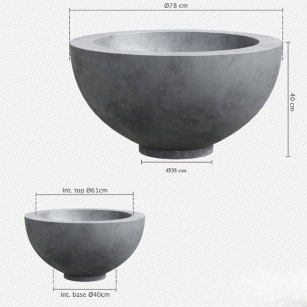 Luna Planter Dimensions